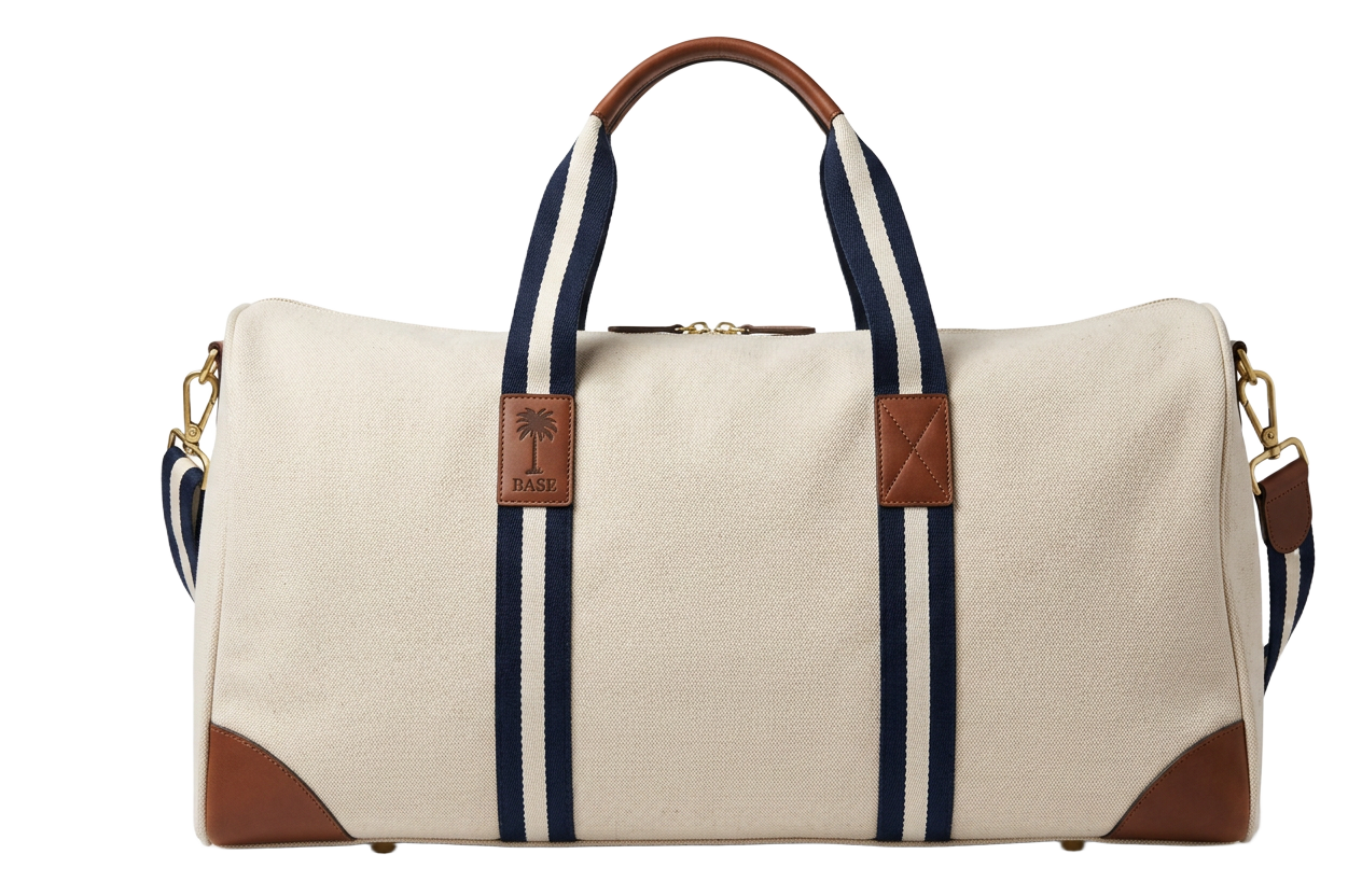 Weekend Duffle — Canvas & Tan